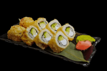 M27. Avocado Tempura Maki Roll (6 pcs)