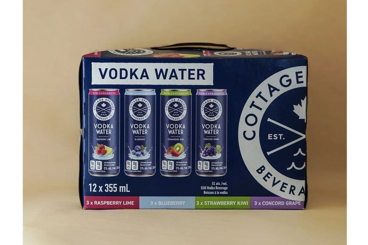 Cottage Vodka Water Mixer (12 x 355 ml)