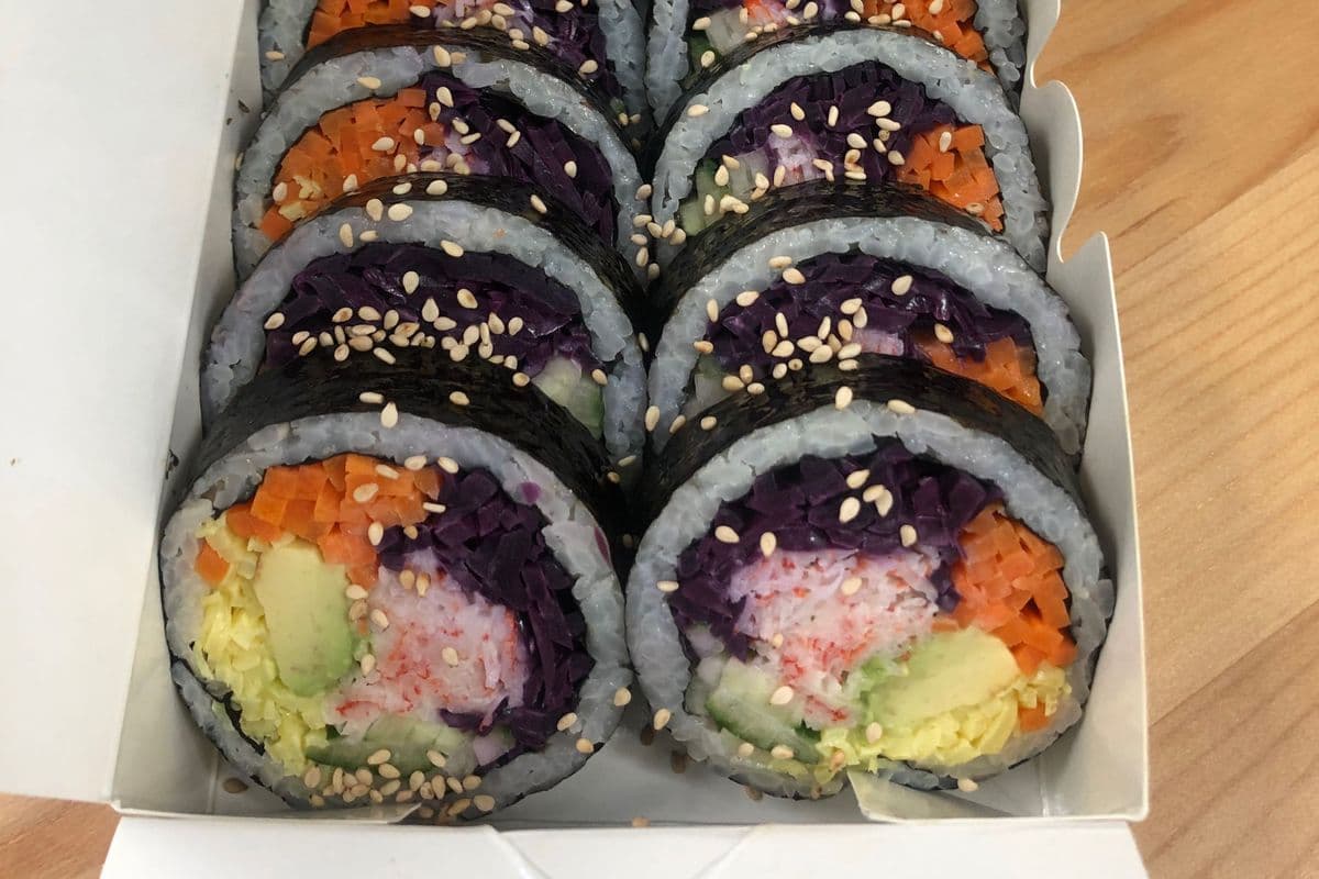 Crab and Avocado Kimbap (10 pcs)