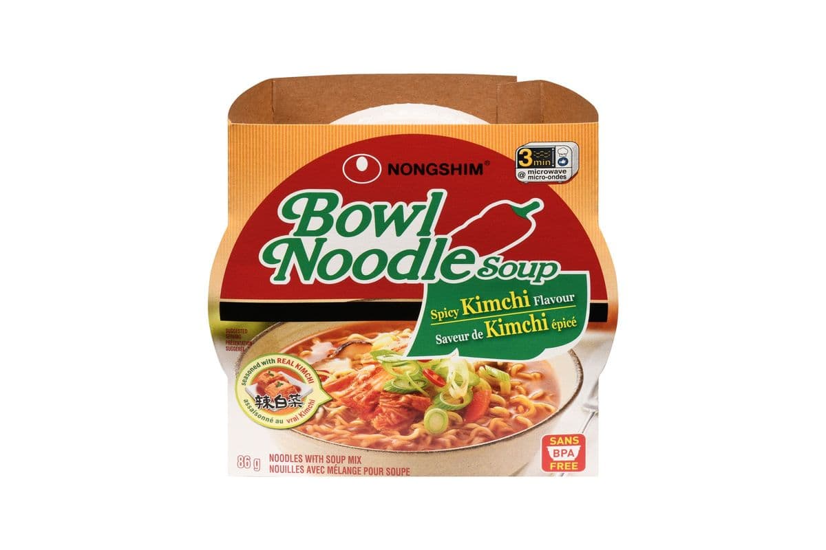 Nong Shim Kimchi Bowl Noodle (86g) - 77521