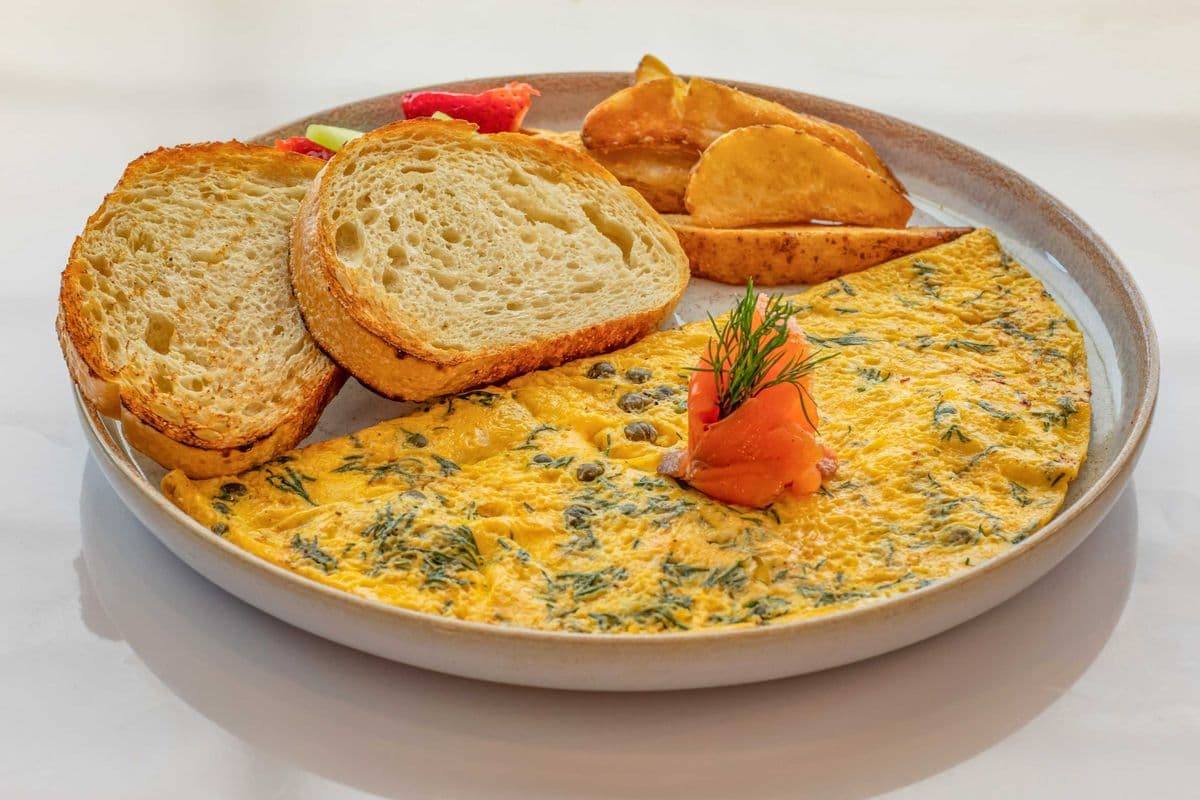 Smoked Salmon Omelette