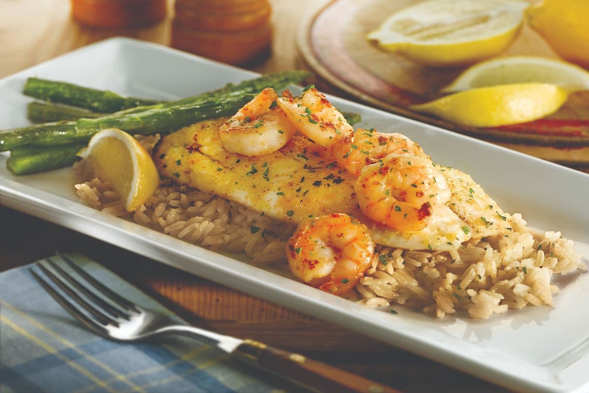 Grilled Tilapia and Shrimp