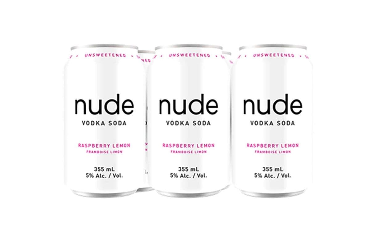 Nude- Raspberry Lemon (6 x 355ml Cans)