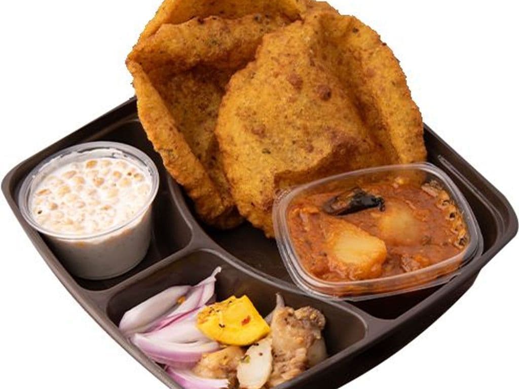Combo #2 Bedmi Puri with Aloo Bhaji