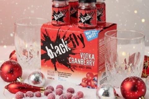 Black Fly Vodka Cranberry Mixed Cans (4 x 355ml)