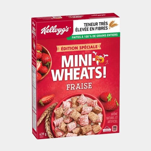 Kellogg's Mini wheats fraise / Kellogg's Mini Wheats Strawberry