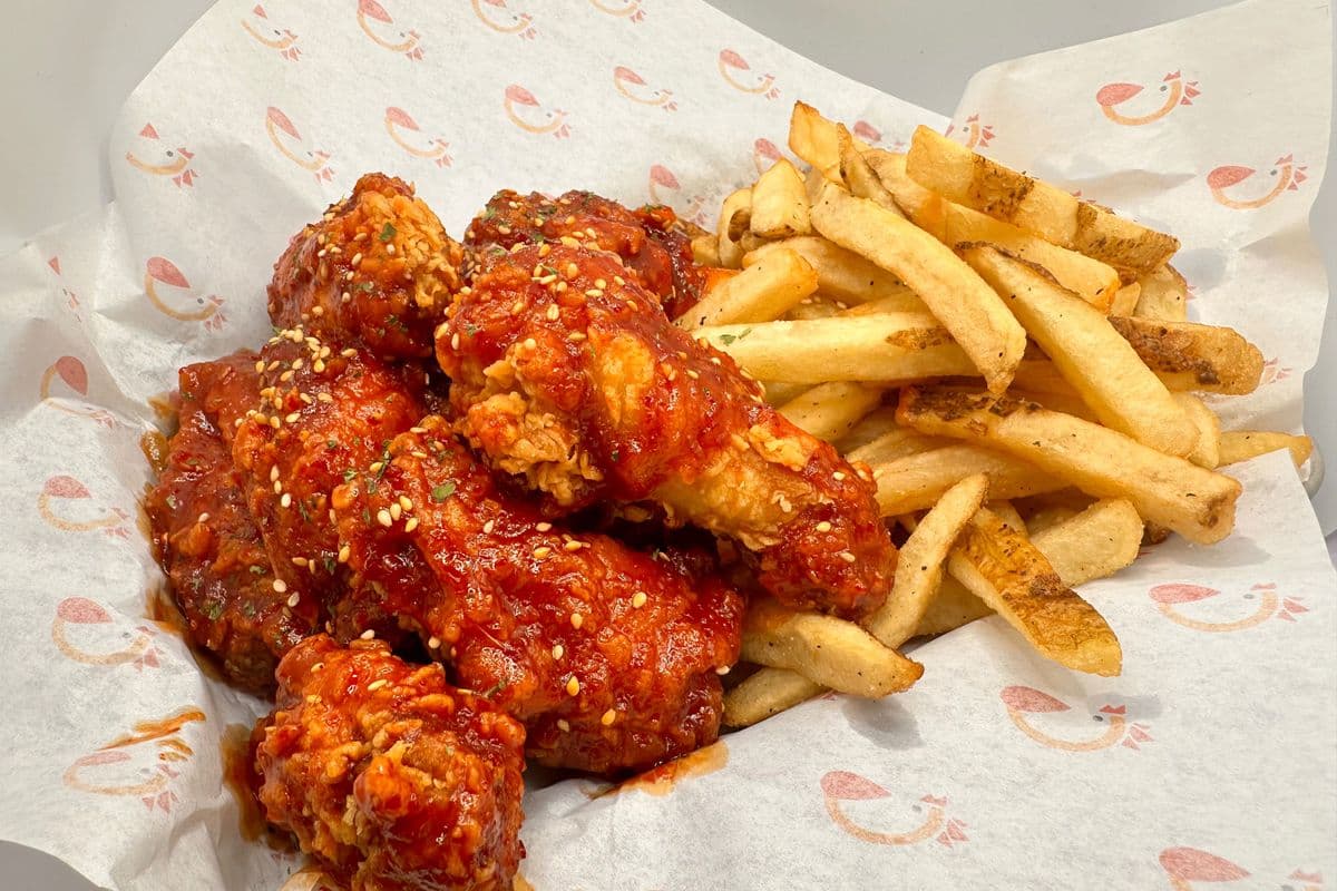 Chicken Wings and Fries