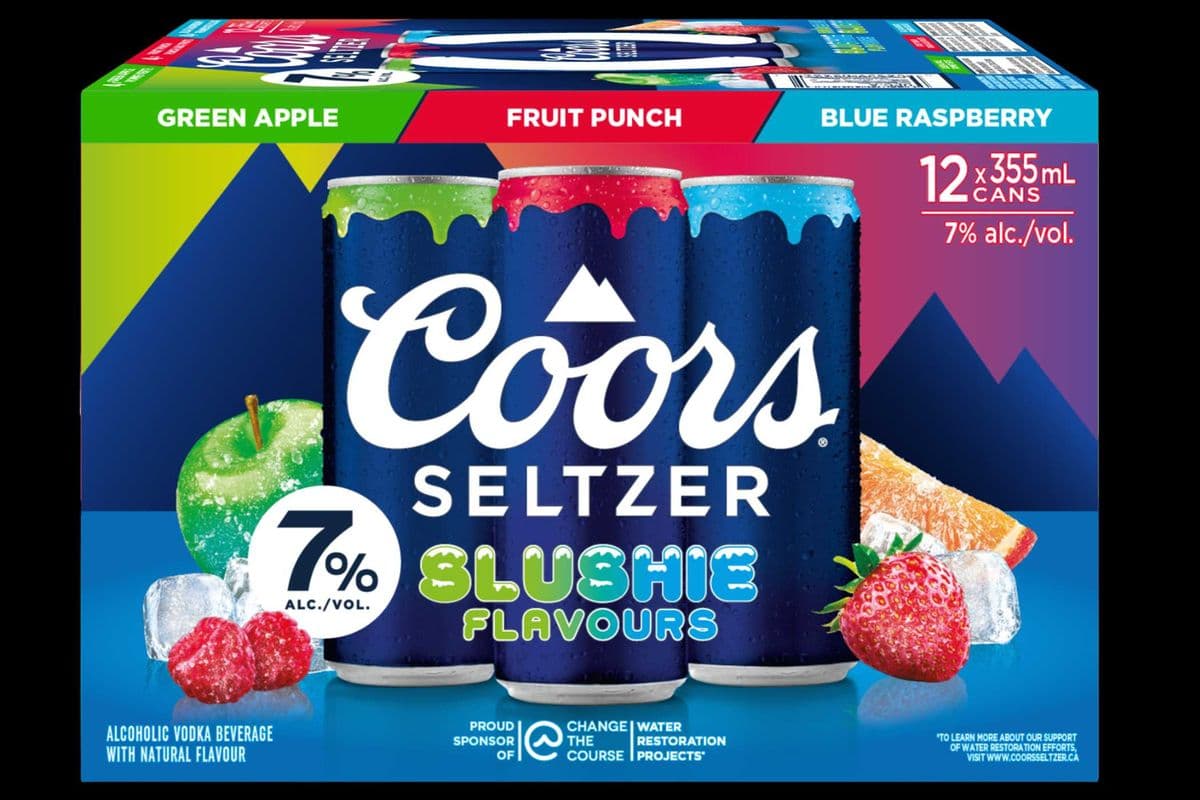 12C COORS SELTZER 7% SLUSHIE MIX (12 x 355ML)