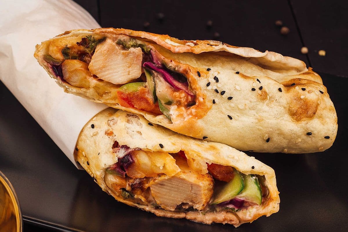 Chicken Kebob Wrap