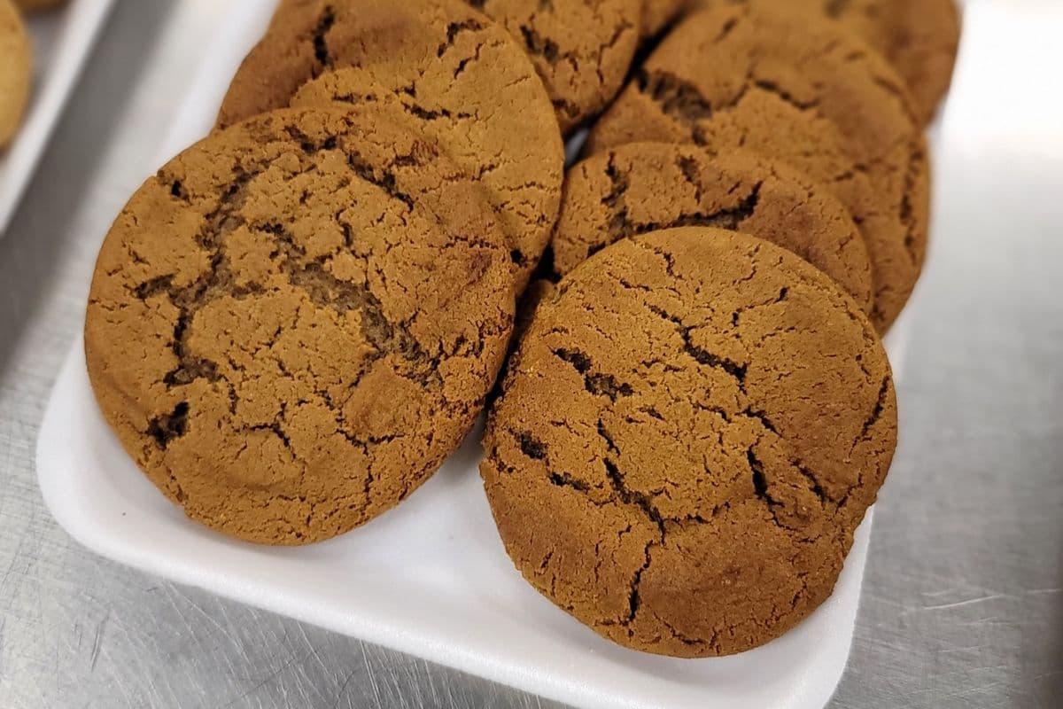 Ginger molasses cookie