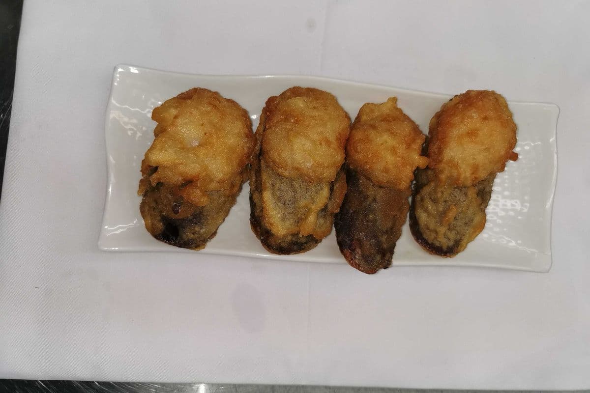20. Japanese Style Pan Fried Eggplants with Shrimp Paste 日式煎酿茄子