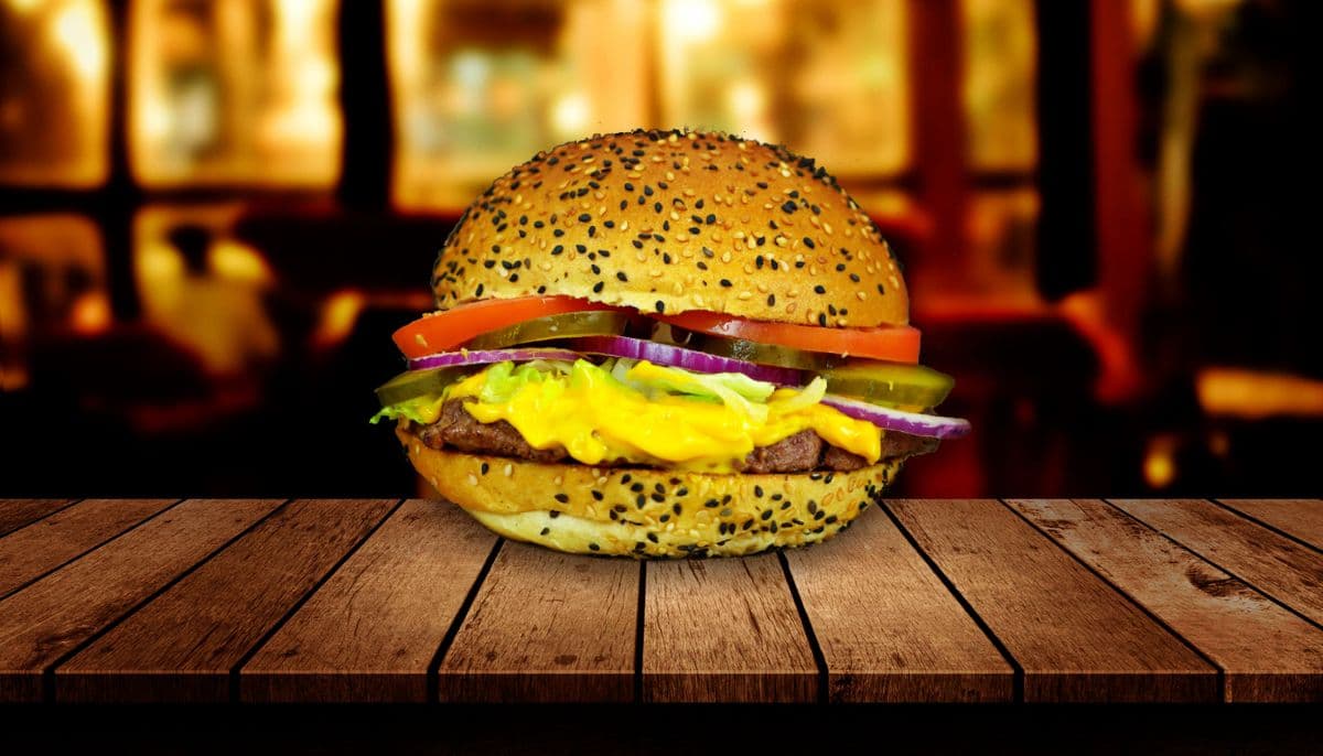 003 - Burger fromage fondu / Cheesy burger