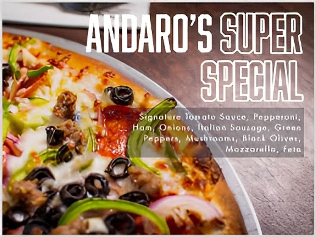 ⭐ FULLY LOADED FAVOURITE ⭐ Andaro's Super Special Pizza