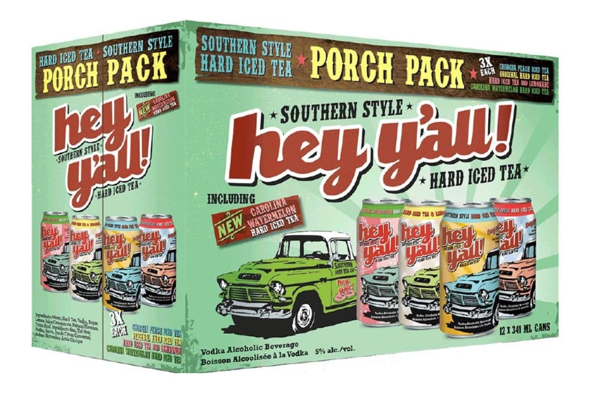 Hey Y'all Porch Pack (12 Cans) (12 x 12 X 355 ML )