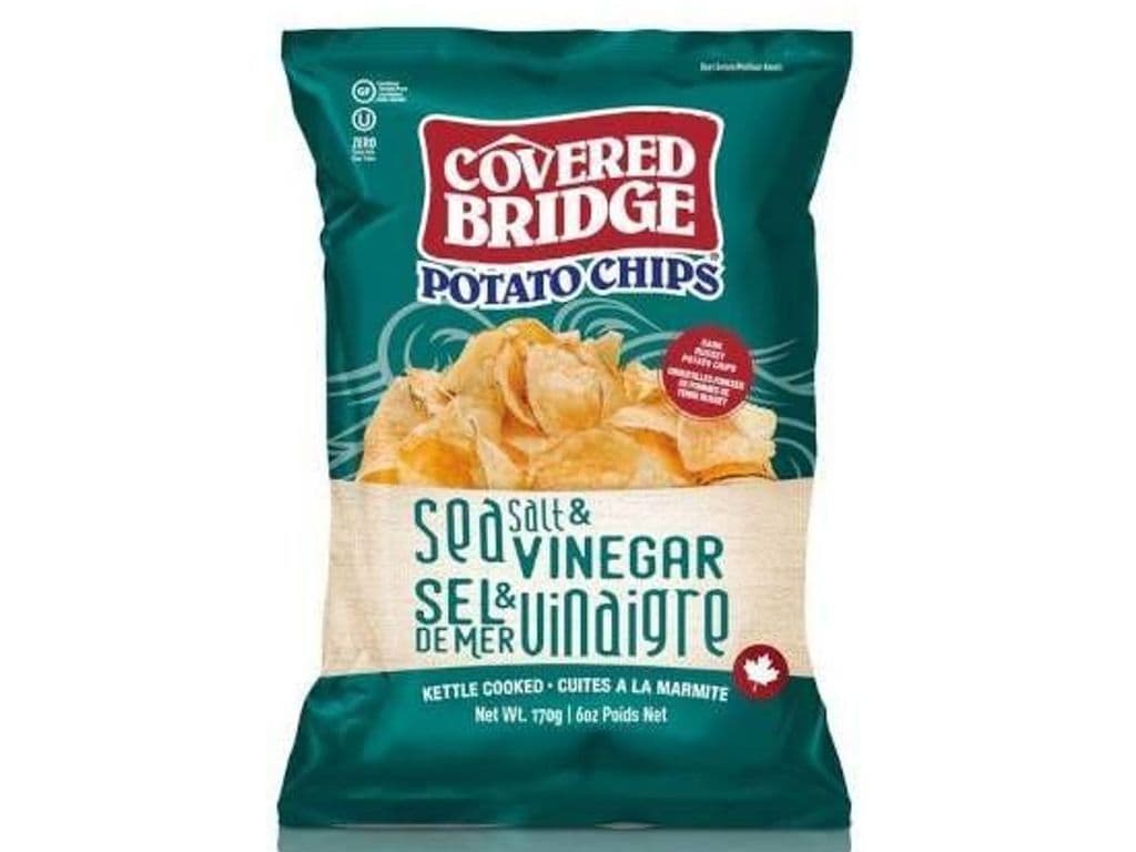 Covered Bridge Sea Salt & Vinegar Chips (Large)