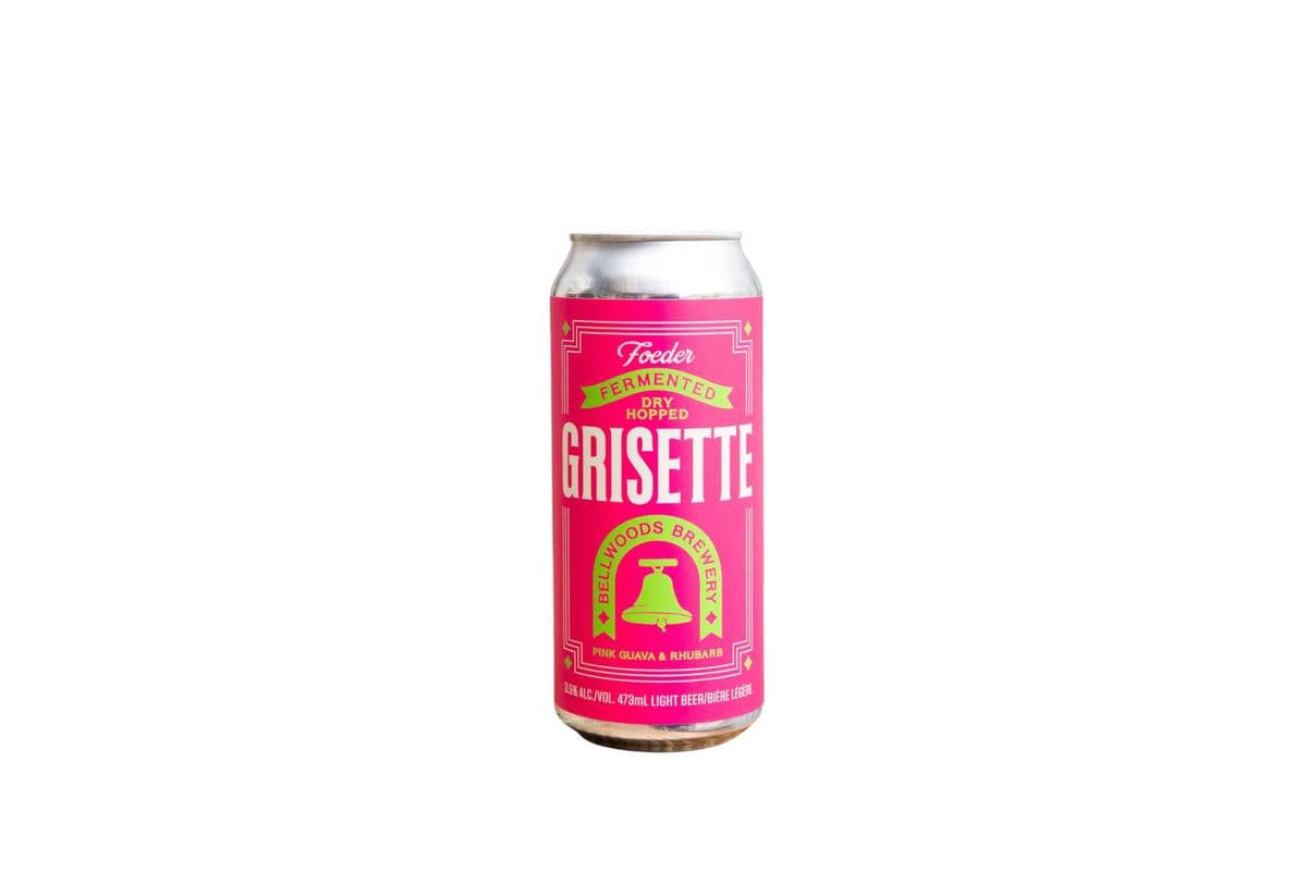 Bellwoods Grisette Pink Guava & Rhubarb Dry Hopped Light Beer (473ML) (1 x 473ML)