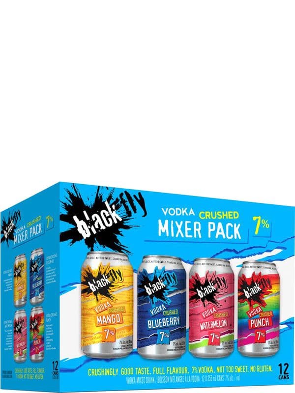 Black Fly Vodka Crushed Mixer 12 can (12 x 355 ml)