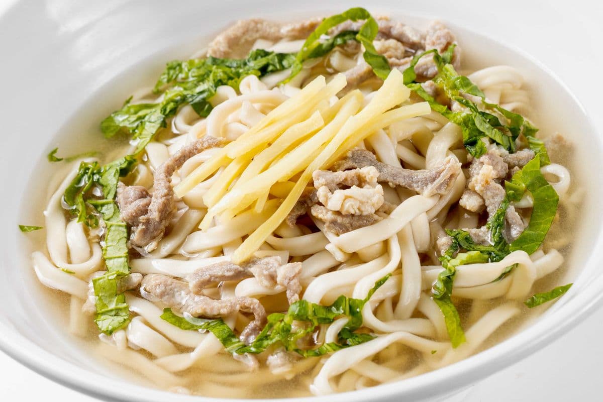 786. House Pork Noodle Soup 雪筍肉絲[湯]麵
