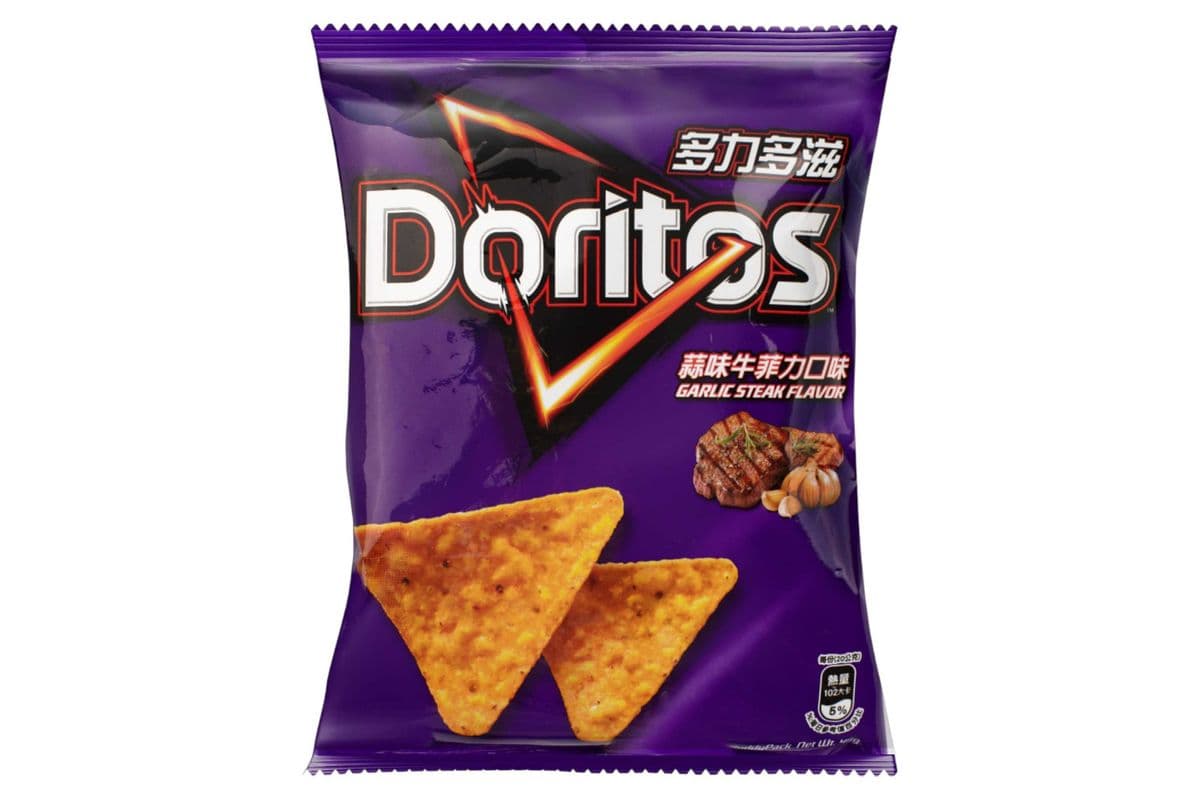 Doritos Taiwan Garlic Prawn Flavor (68gm) (116 Cal)