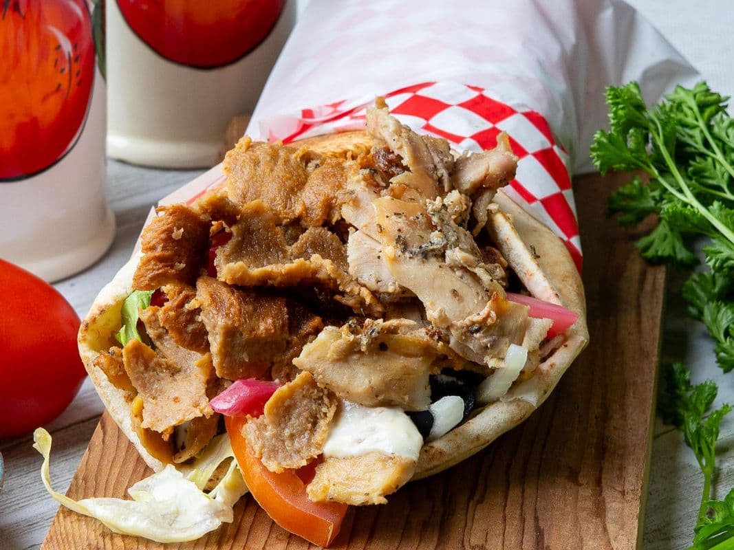 Mixed Wrap Chicken & Donair (One- Size only)