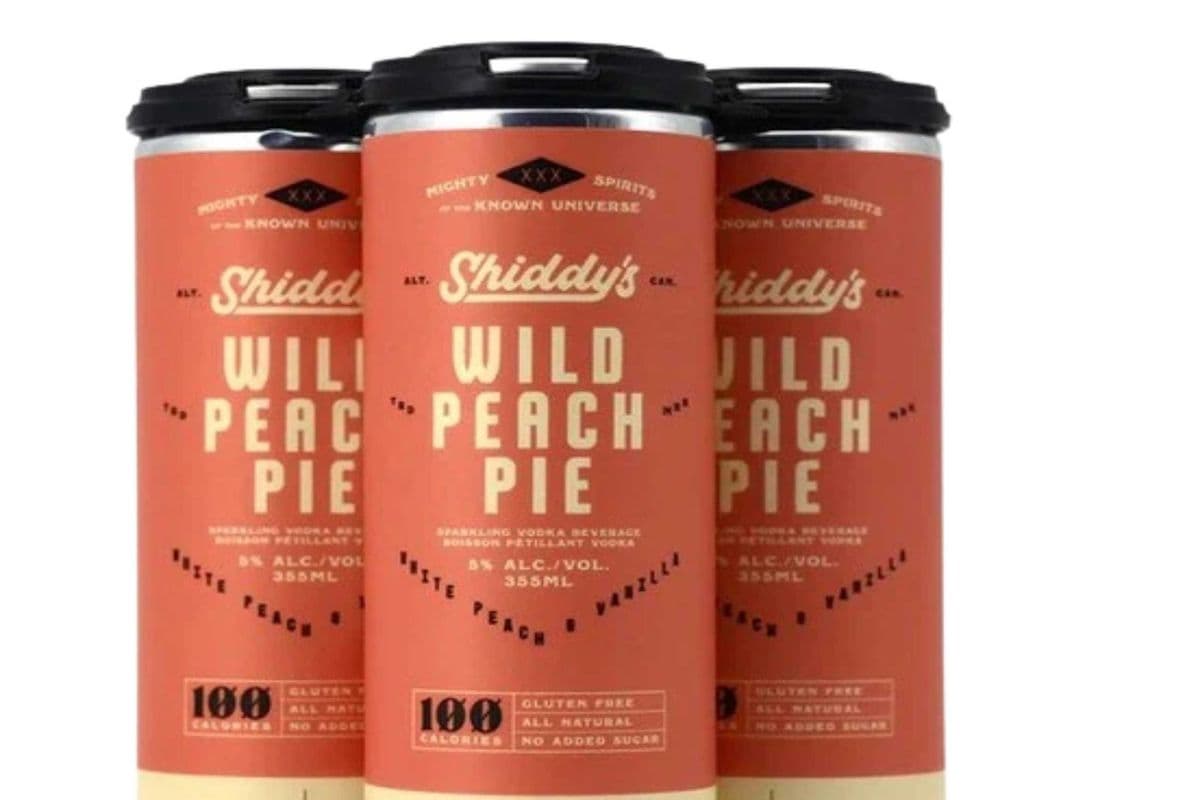 SHIDDYS WILD PEACH PIE 4*355ML (1 x 355ML)