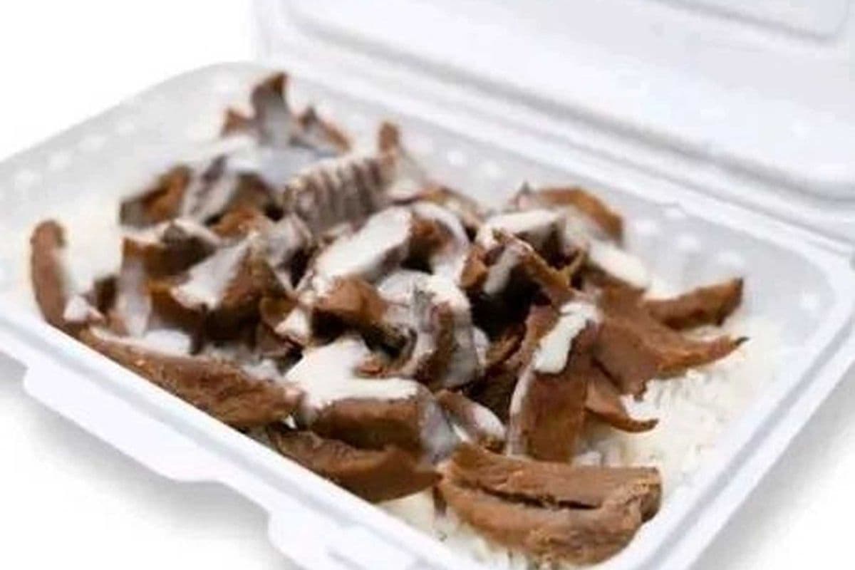 Beef donair rice bowl