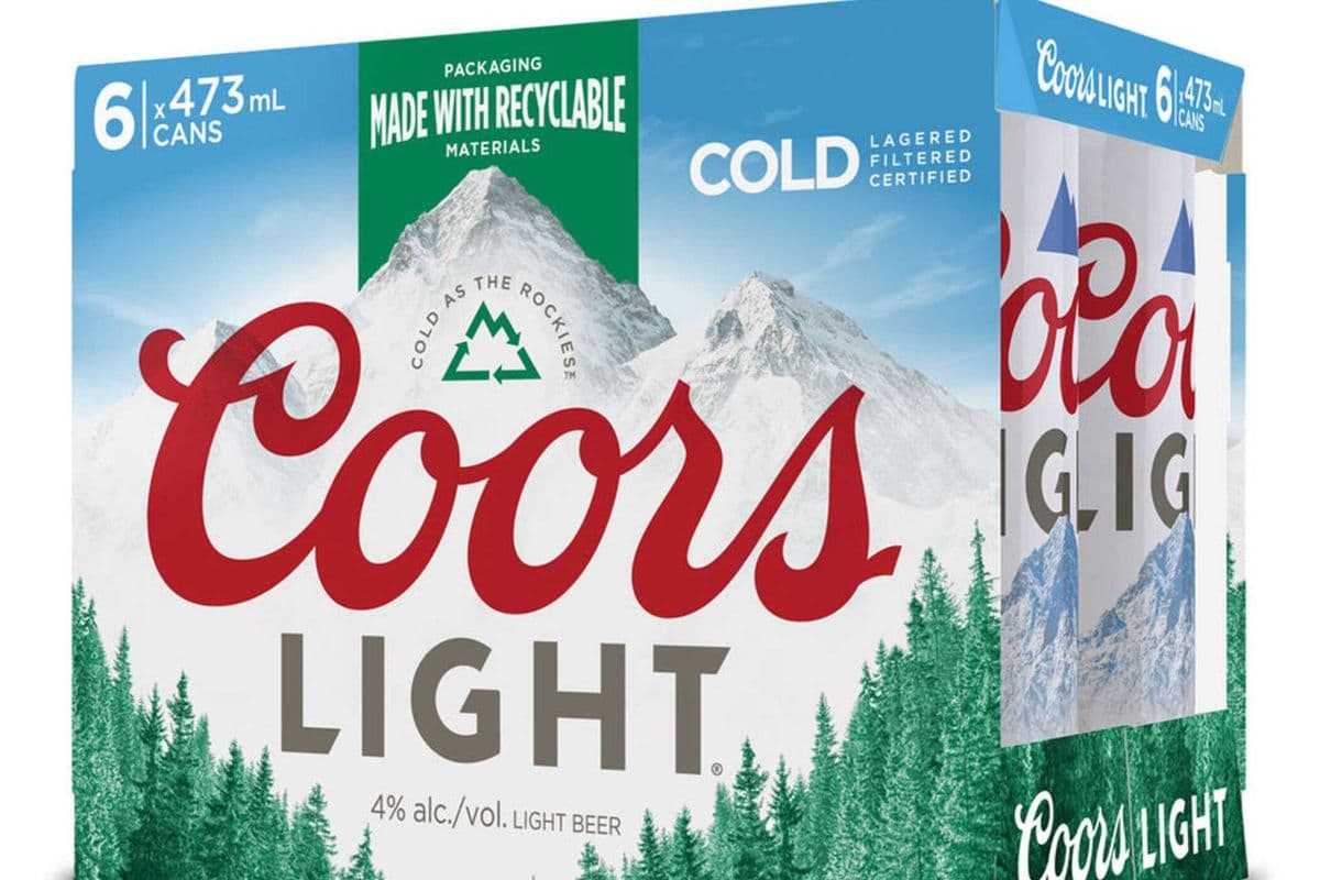 Coors Light 6pk (1 x 2838 ml)