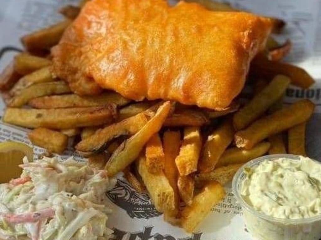 1pc Halibut & Chips