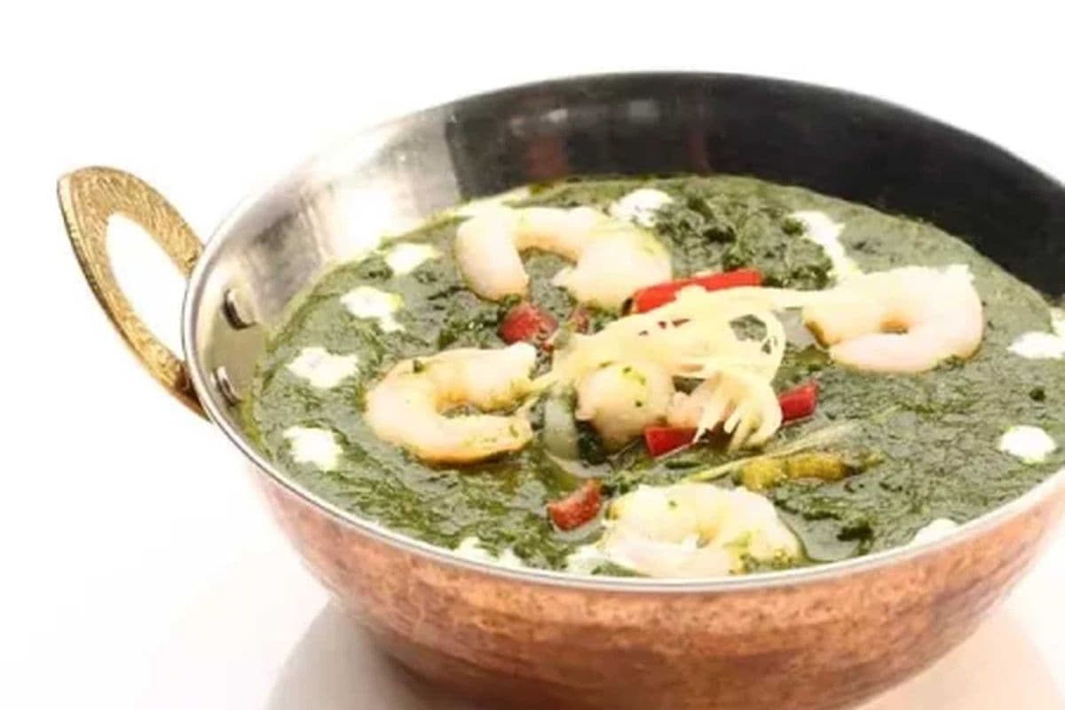 Saag Prawn