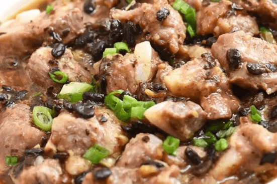 Steamed Spareribs with Garlic and Black Bean Sauce