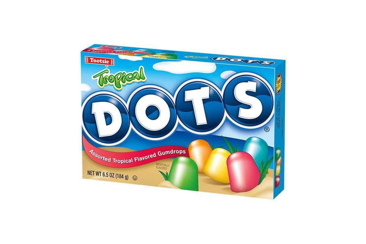 Tootsie Dots Assorted Tropical 184g TB