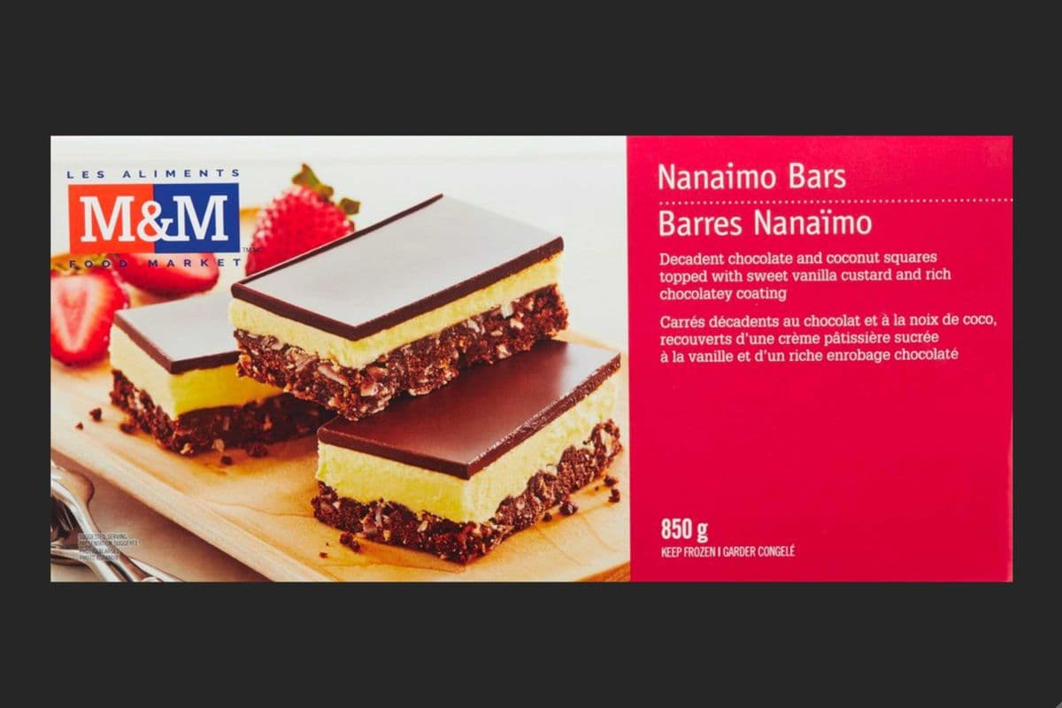 M&M Food Market Nanaimo Bars 850g (4330 Cal)