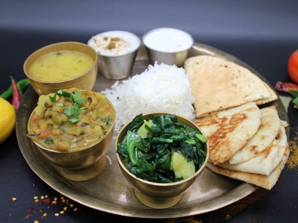 Bamboo shoot plate (Thali)