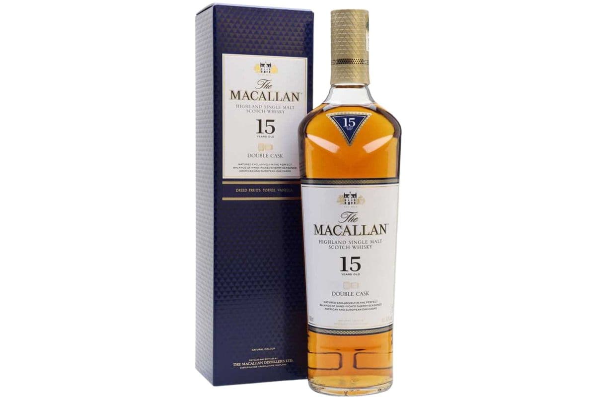 The Macallan 15 Year Old Double Cask (750 ml) *Highland Single Malt Scotch* (1 x 750ML)