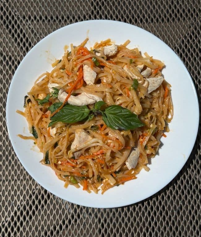 Pad Thaï au Poulet / Pad Thai with Chicken