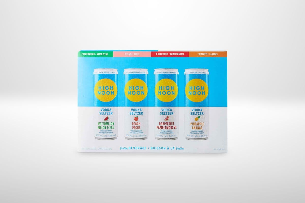 High Noon Vodka Variety Pack (8 x 355 ml)