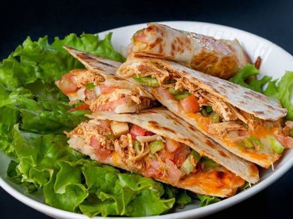 Quesadillas Poulet Assaisonnees / Seasoned Chicken Quesadillas