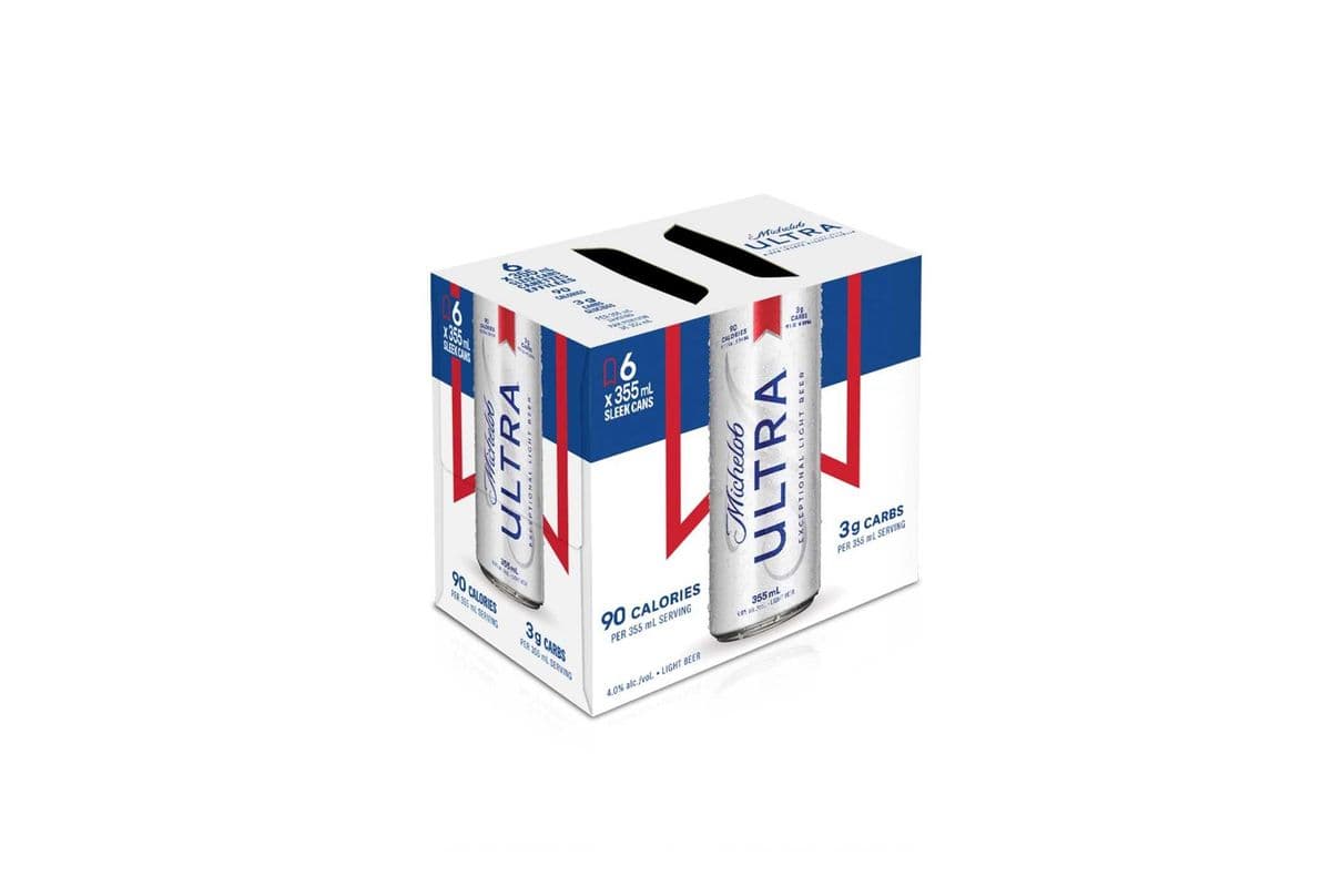 Michelob Ultra (6 Pack) (6 x 355 ml Cans)