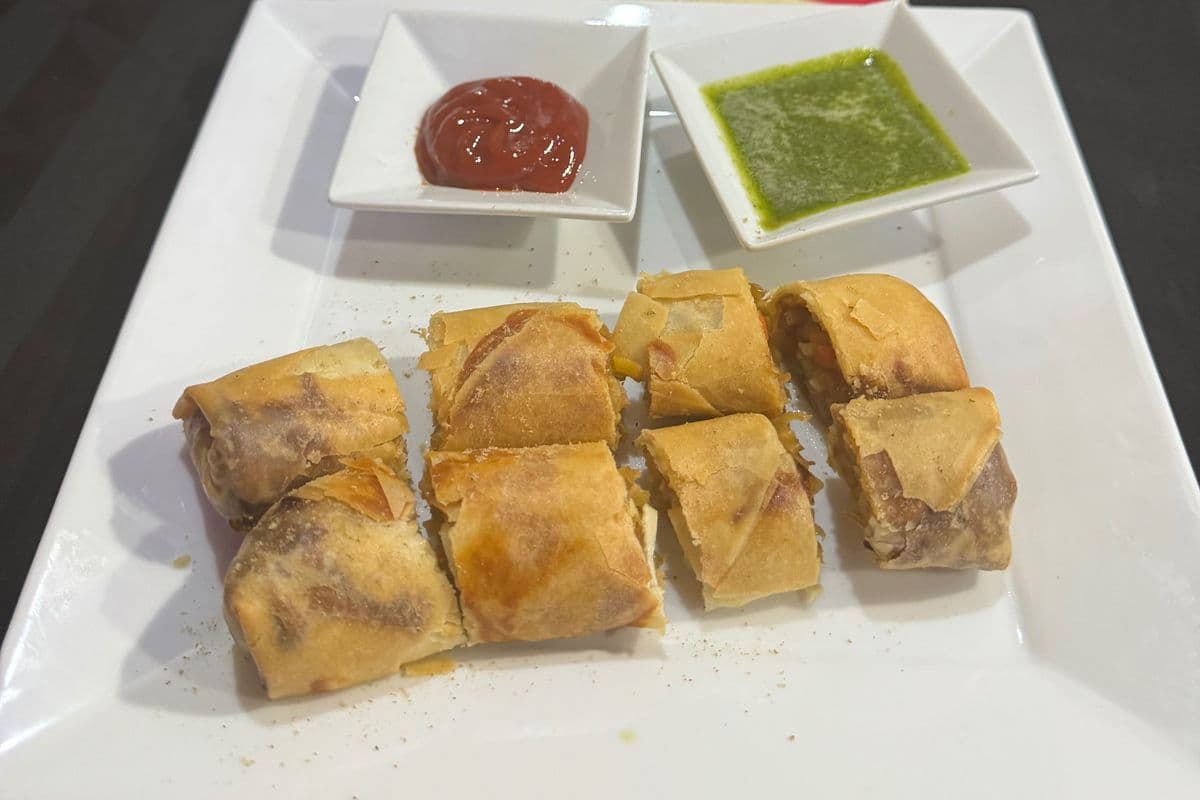 Noodle spring roll
