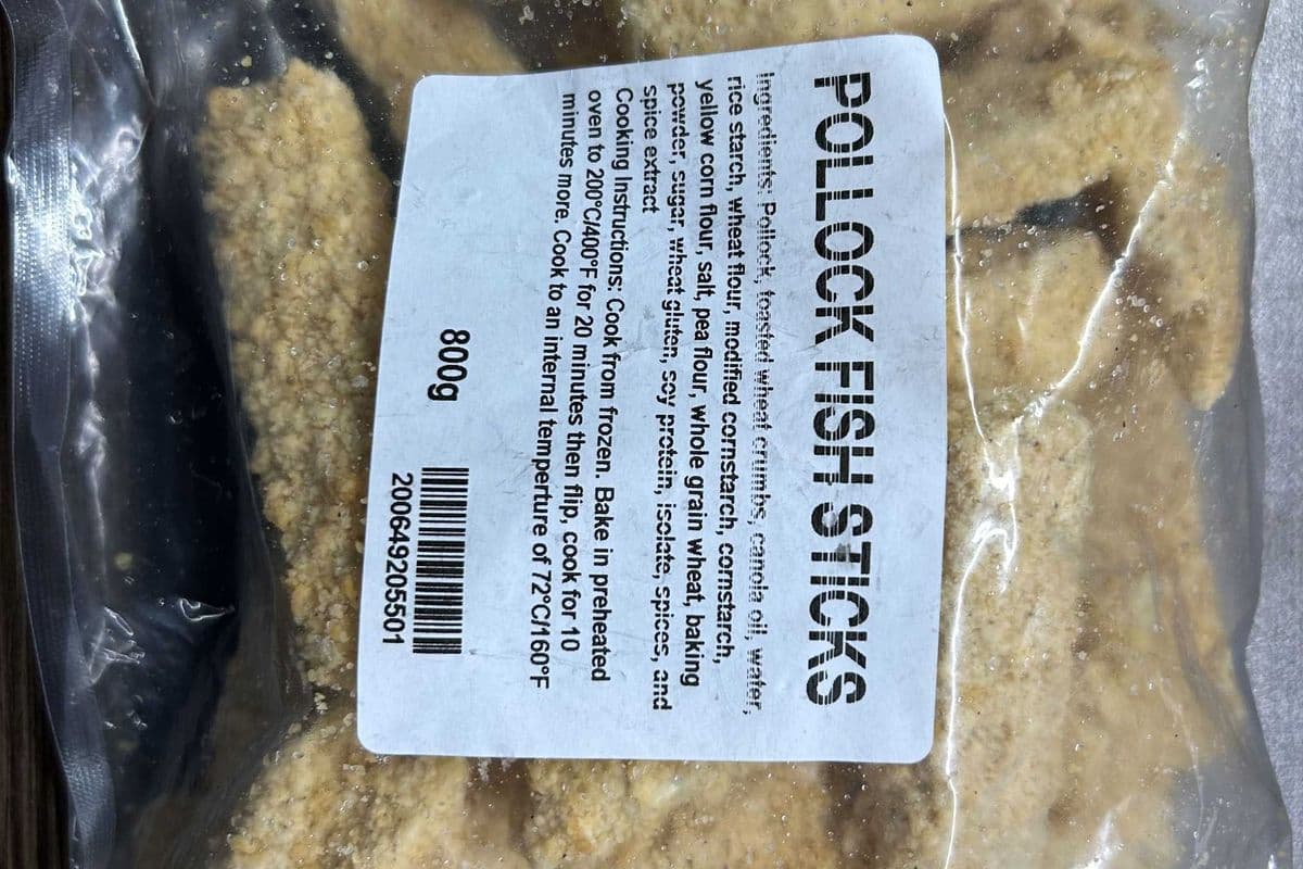 Pollock Fish Sticks 800 g