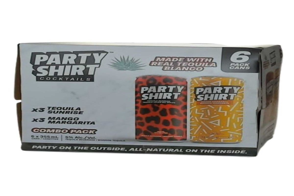 (NEW) WIZE-PARTY SHIRT COMBO PACK 6X3555ML (6 x 355ML)