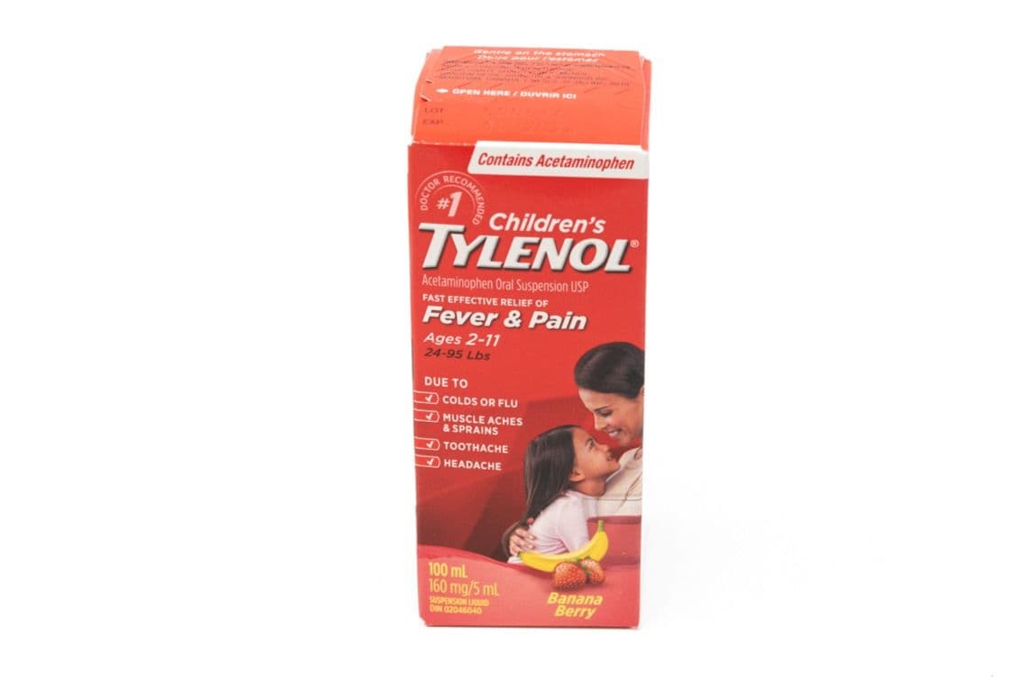 Tylenol enfants fievre et douleur / Children's Tylenol Fever and Pain 100 ml