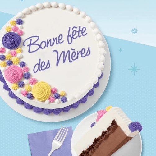 Gâteau classique fête des mères / Classic Mother's Day Cake