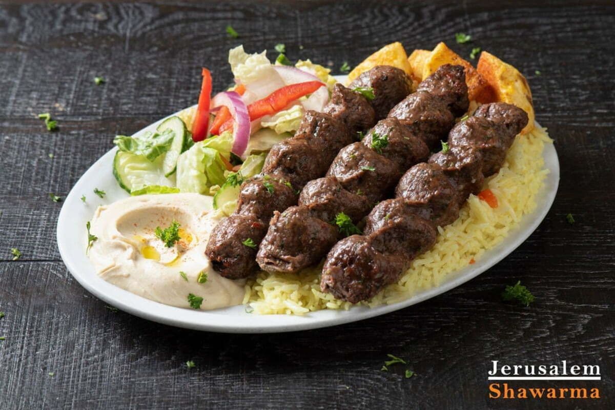 Royal Beef Kabab Plate