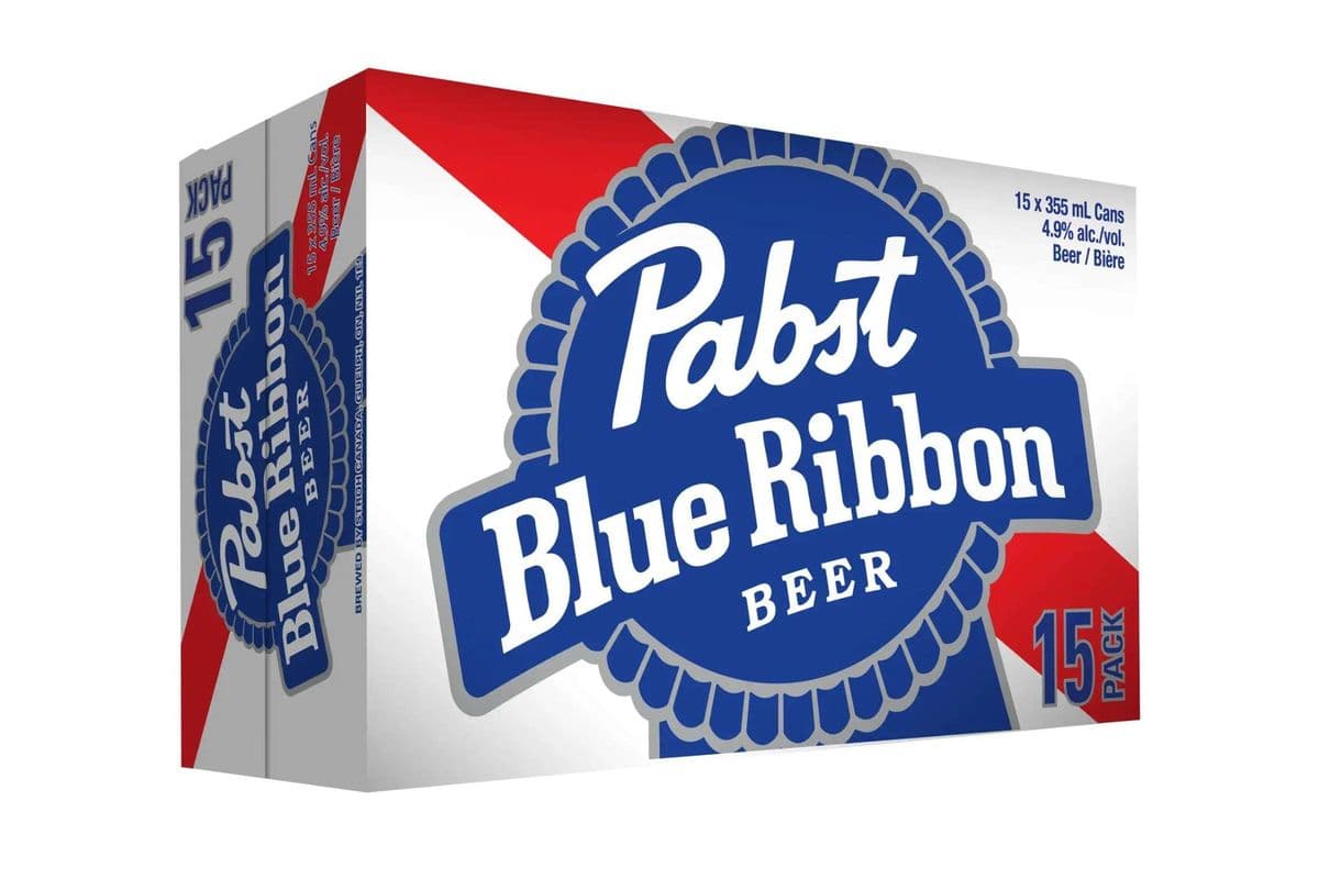 Pabst Blue Ribbon 355ml 15pk Can