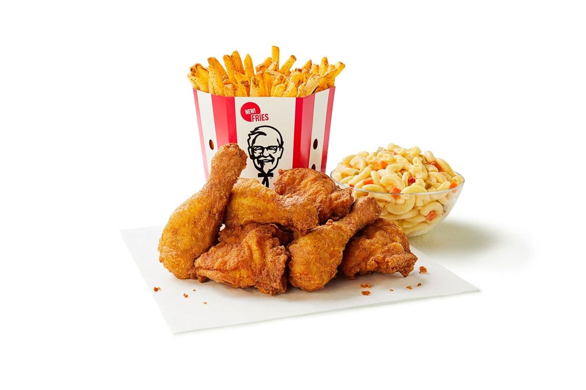 Original Chicken Bucket (6 pcs) and Two Large Sides