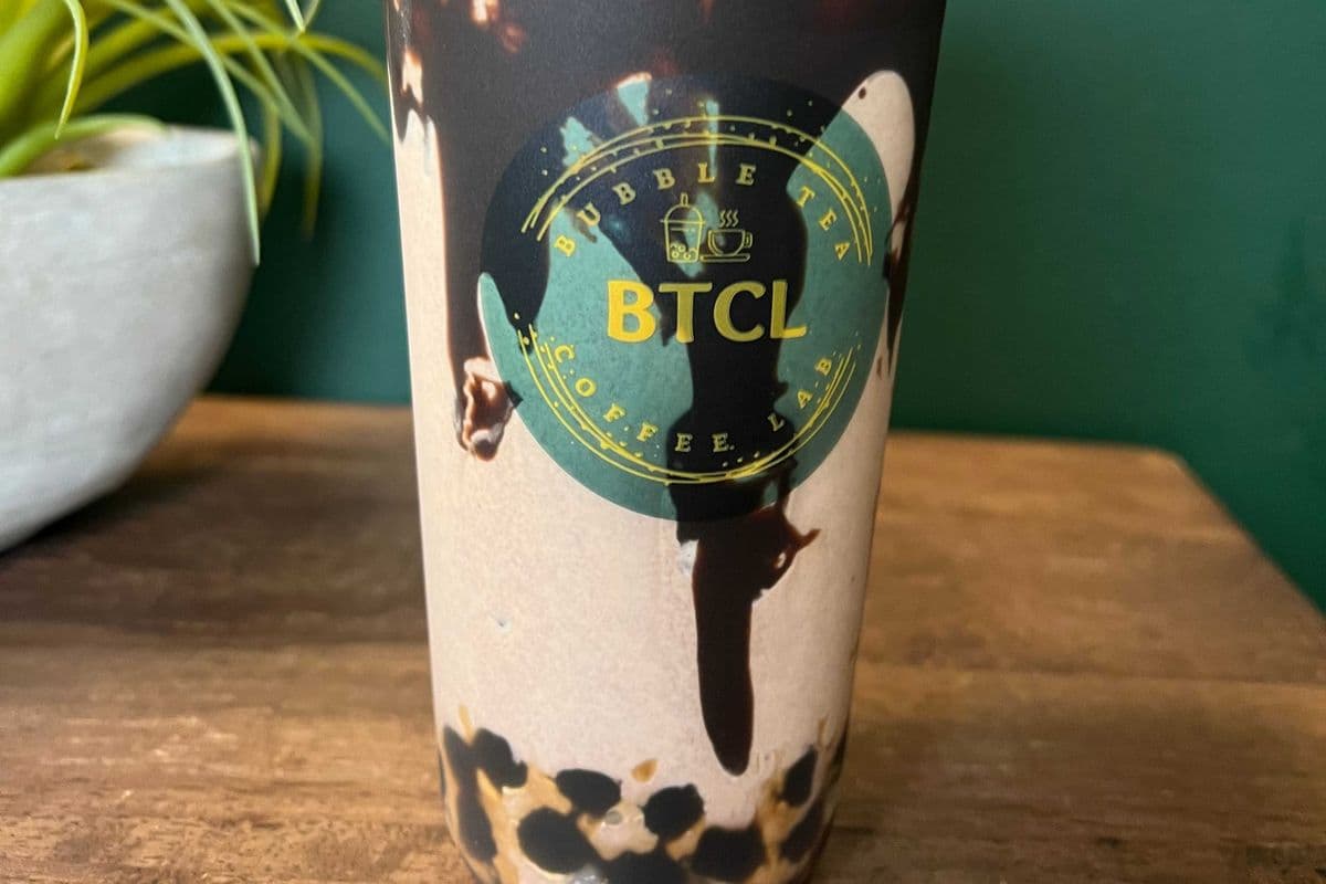Chocolate Milk Tea with Black Boba