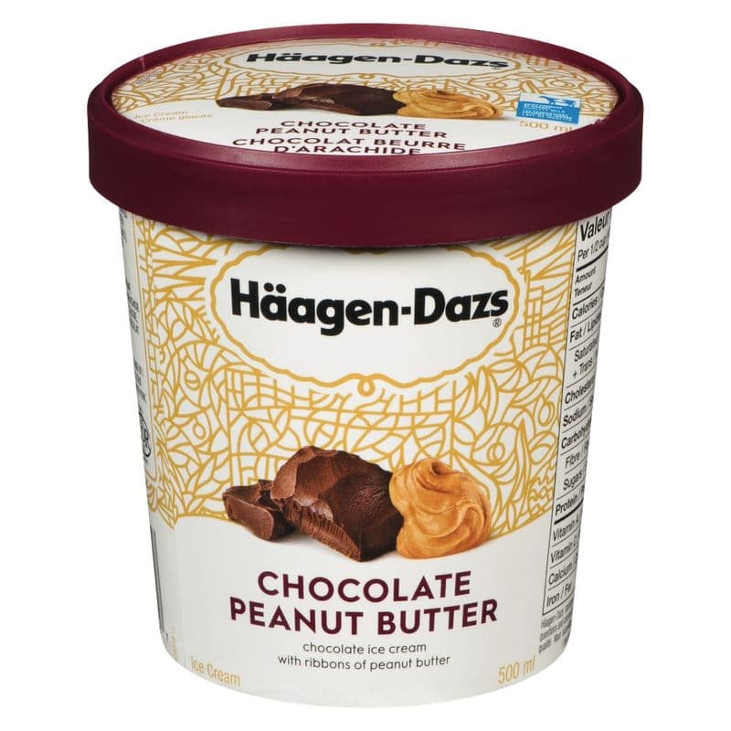 Haagen-Daz Chocolat Beurre D' Arachides/ Haagen-Daz Chocolate Peanut Butter