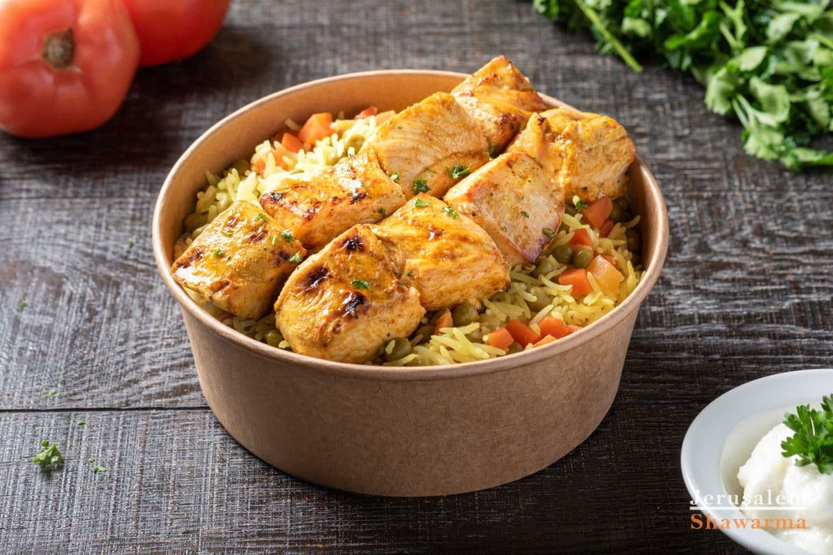 Shish Tawouk Rice Bowl