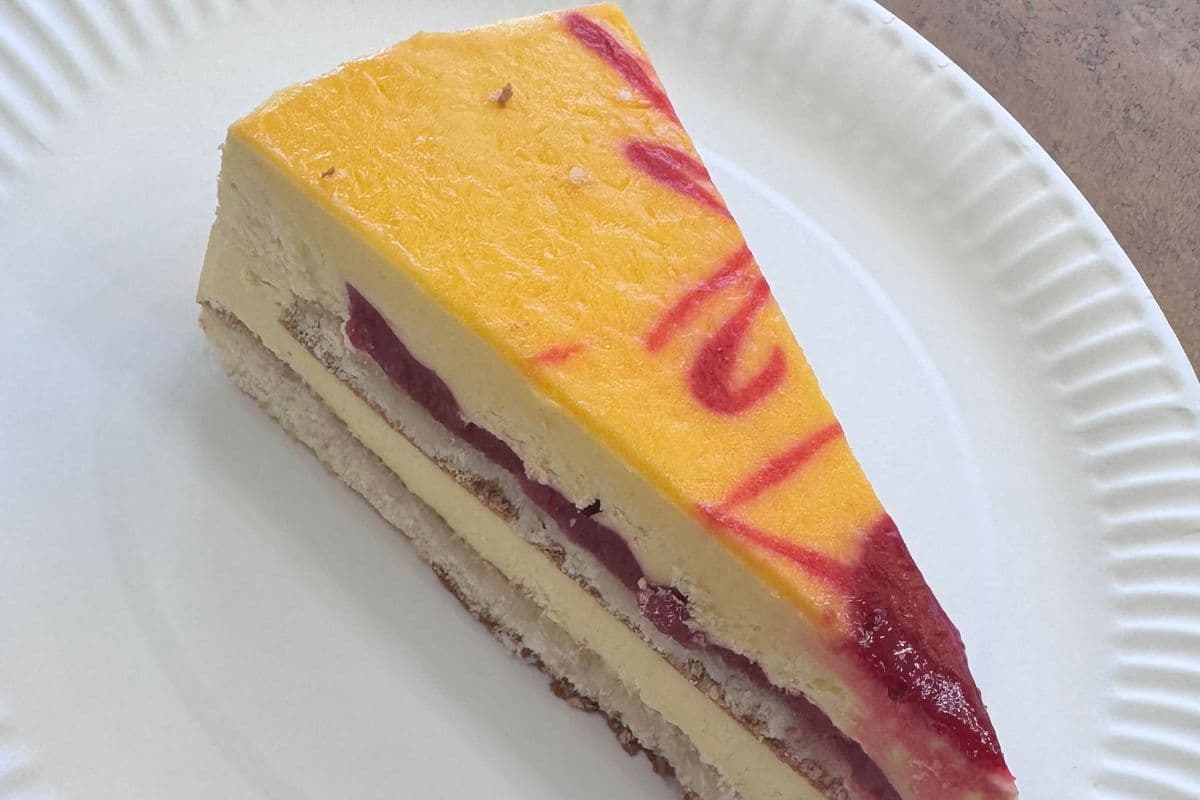 Raspberry Passion Cake Slice